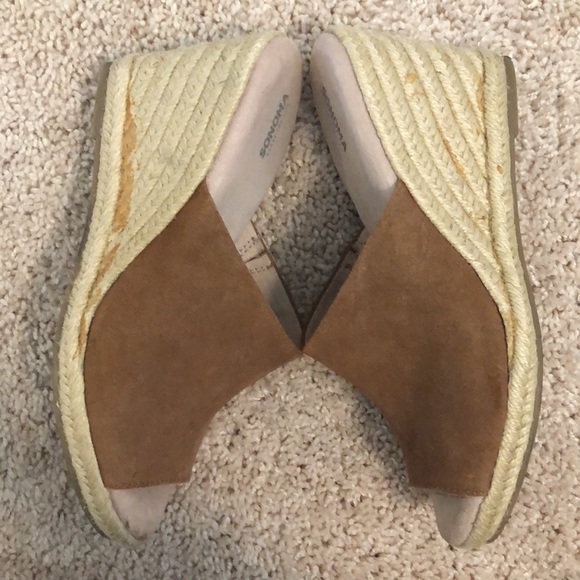 SONOMA suede wedge mules - Picture 4 of 8